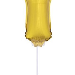 Folie ballon letter Y Goud