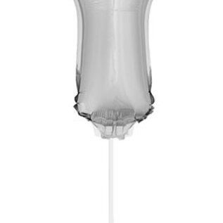 Folie ballon letter Y Zilver