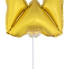 Folie ballon letter W Goud