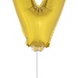 Folie ballon letter V Goud