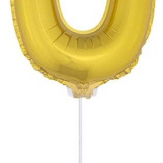 Folie ballon letter U Goud