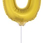 Folie ballon letter U Goud