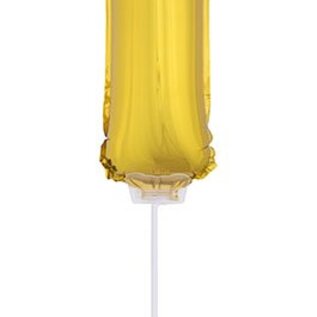 Folie ballon letter T Goud