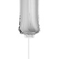 Folie ballon letter T Zilver