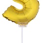 Folie ballon letter S Goud