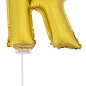 Folie ballon letter R Goud