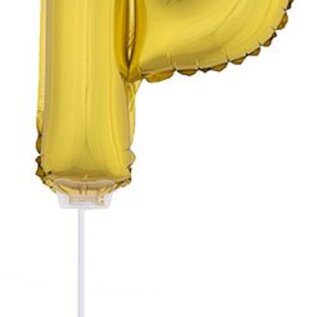 Folie ballon letter P Goud
