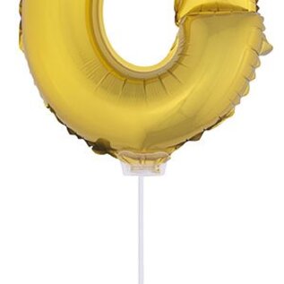 Folie ballon letter O Goud