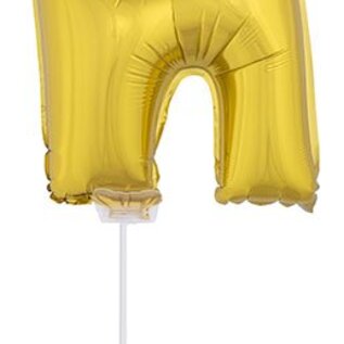 Folie ballon letter N Goud