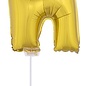 Folie ballon letter N Goud