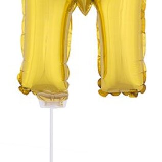 Folie ballon letter M Goud