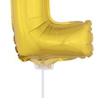 Folie ballon letter L Goud