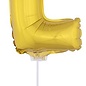 Folie ballon letter L Goud