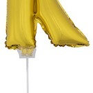 Folie ballon letter K Goud