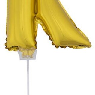 Folie ballon letter K Goud