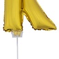Folie ballon letter K Goud