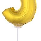 Folie ballon letter J Goud