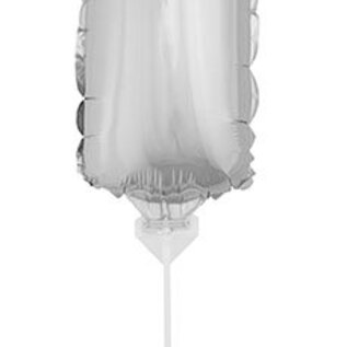 Folie ballon letter I Zilver