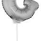 Folie ballon letter G Zilver