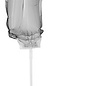 Folie ballon letter F Zilver
