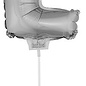 Folie ballon letter E Zilver