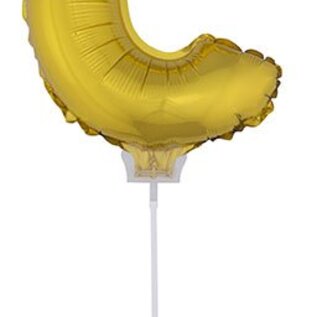 Folie ballon letter C Goud
