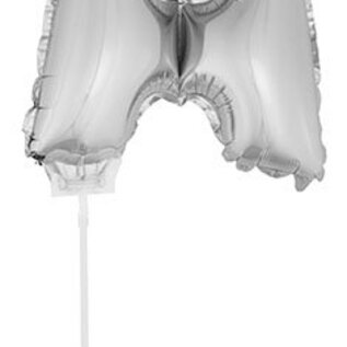 Folie ballon letter A Zilver