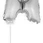 Folie ballon letter A Zilver