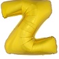 Grote folie ballon letter Z Goud