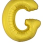 Grote folie ballon letter G Goud