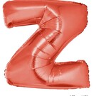 Grote folie ballon letter Z Rood