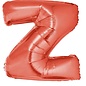 Grote folie ballon letter Z Rood