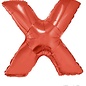 Grote folie ballon letter X Rood