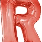 Grote folie ballon letter R Rood
