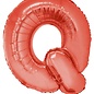Grote folie ballon letter Q Rood