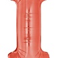 Grote folie ballon letter I Rood