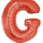 Grote folie ballon letter G Rood