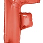 Grote folie ballon letter F Rood