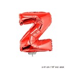 Folie ballon letter Z Rood