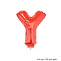 Folie ballon letter Y Rood