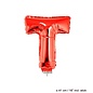 Folie ballon letter T Rood