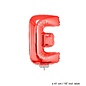 Folie ballon letter E Rood
