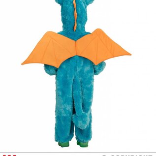 Halloween Groen drakenpakje met vleugeltjes voor kids