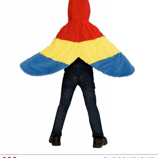 Nieuw2015-2016 Papegaai cape met vleugels voor kinderen
