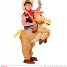 Nieuw2015-2016 Opblaasbare cowboy paarden voor kids