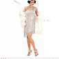 Nieuw2015-2016 Prachtige zilveren flapper voor feestjes