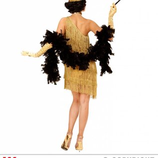 Nieuw2015-2016 Prachtige goudkleurige Charleston flapper voor feestjes