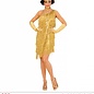 Nieuw2015-2016 Prachtige goudkleurige Charleston flapper voor feestjes