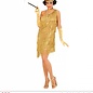 Nieuw2015-2016 Prachtige goudkleurige Charleston flapper voor feestjes