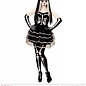 Halloween Horror skeletjurkjes voor griezelen met Halloween